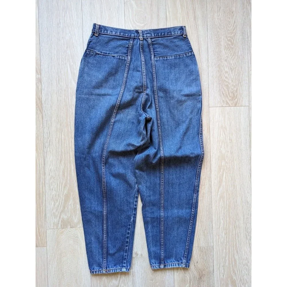 Gitano Vintage 90s Wide Leg Baggy Tapered High Waisted Denim / Size 30x28 - Picture 5 of 6